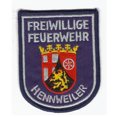 Hennweiler City Germany Freiwillige Feuerwehr/ Fire Department Patch