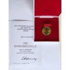 East Germany DDR 1949-1989 Medal of Honor for the 40th Anniversary with award certificate and case