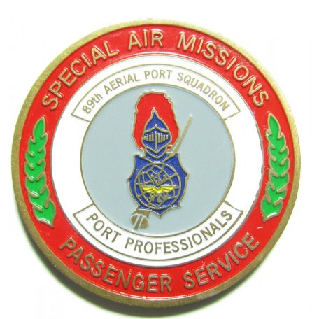 Special Air Missions Passenger Service 89th Aerial Port Squadron Coin