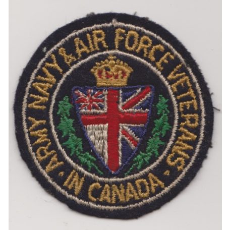 Canadian Army, Navy & Air Force Veterans in Canada PATCH