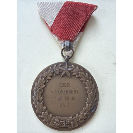 Hungarian “Honved” Army Sport Club of Budapest medal issued in 1950