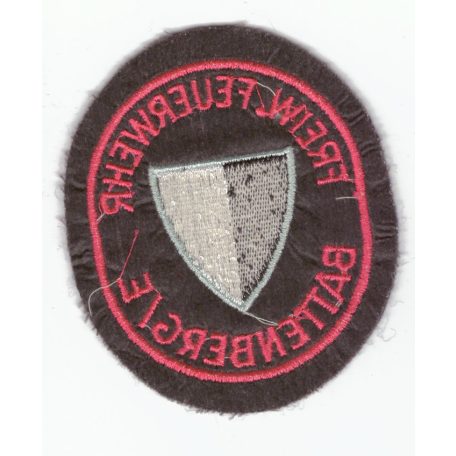 Battenberg/e City Germany Freiwillige Feuerwehr/ Fire Department Patch