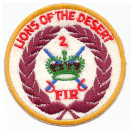 Fiji Infantry Regiment (FIR) 2nd Battalion  UN MFO SINAI Red Lion Of The Desert PATCH