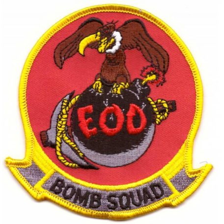 US Marine Explosive Ordnance Disposal Bomb Squad PATCH