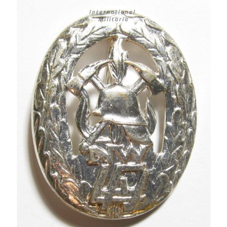 German NW Firefighter Performance Badge Silver Type I.