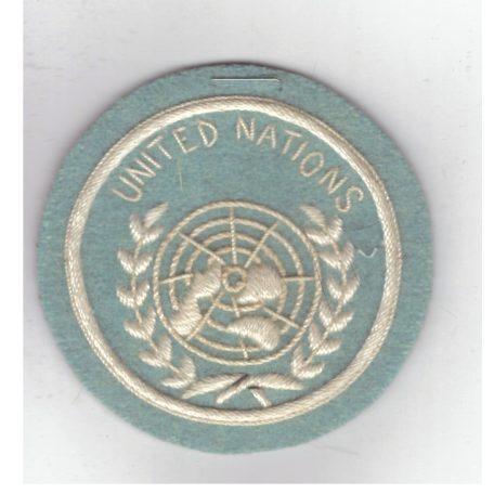 The United Nations (UN) Embroidered Shoulder PATCH (early)