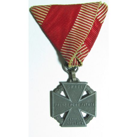 WW1 Austrian-Hungarian Karl (Carl) Troop Cross medal 1916 (Marked W&A)