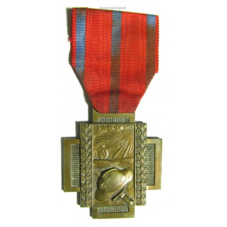 BELGIUM WW1 FIRE CROSS CROIX DE FEU MEDAL 1914-1918