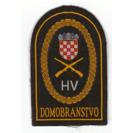 Croatian Army - HV DOMOBRANSTVO Homeguard Regiment Sleeve Patch - Yugoslavian War 1990s