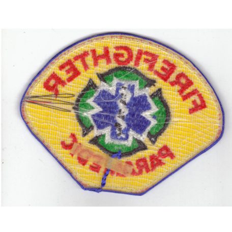 Firefighter Paramedic Vintage Embroidered Shoulder Patch 