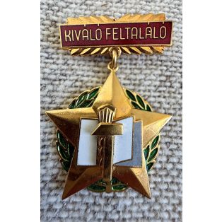 Hungarian Excellent Inventor badge in Golden class 1969M