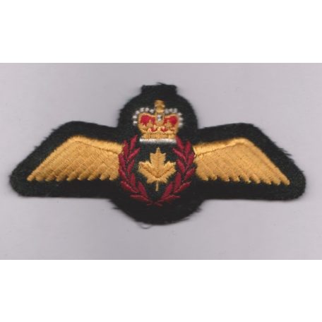 RCAF Royal Canadian Air Force Padded Pilots Wings 