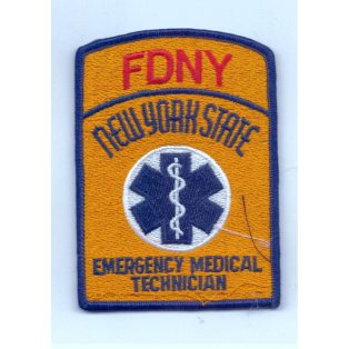 FDNY New York State Emergency Medical Technician PATCH