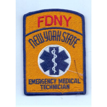 FDNY New York State Emergency Medical Technician PATCH