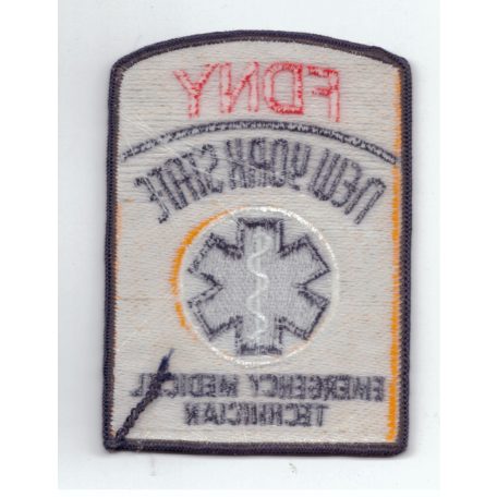 FDNY New York State Emergency Medical Technician PATCH