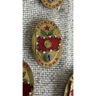 Hungarian Peoples Army Exemplary Soldier badge 