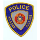 Texas Kilgore College Police PATCH
