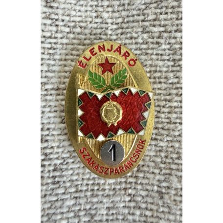 Hungarian Peoples Army Exemplary Platoon Leader badge 