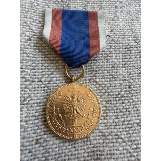 Poland 30 yrs military service medal