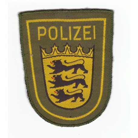 Baden - Württemberg Germany Polizei/Police Patch