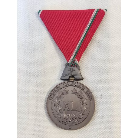 Hungarian Volunteer Firefighter Service Medal XL Years