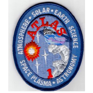   Atlas Atmosphere, Solar, Earth Science, Space plasma, Astronomy PATCH