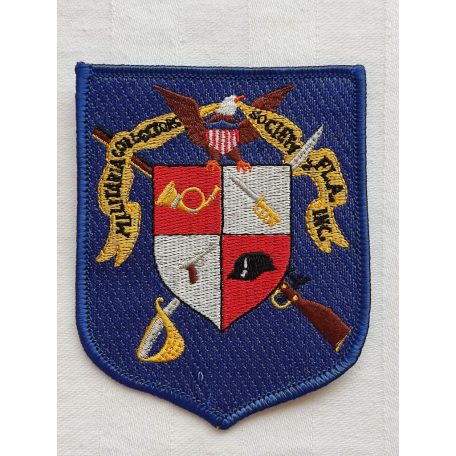 Militaria Collectors Society Schield Coat of Arms Embroidered Patch