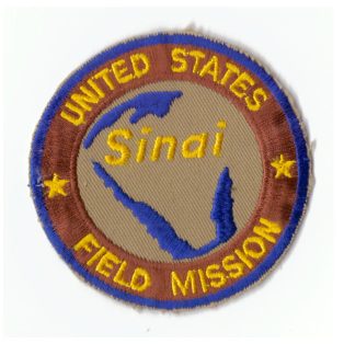 US Sinai Field Misson Patch