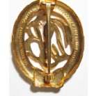 German DSB Big Sport Badge in Gold with 25 numeral
