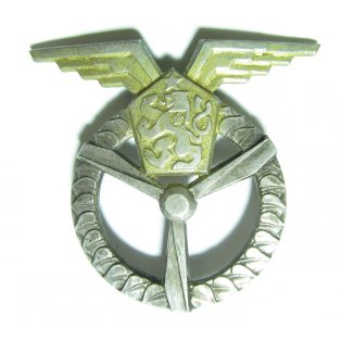   Czechoslovakia Air Force Mechanic / Engineer Badge (Marked,Numbered)