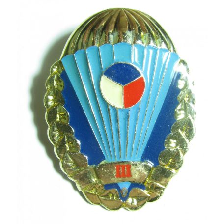 Czechoslovakia Parachute Jump Badge 3rd Class (III.)