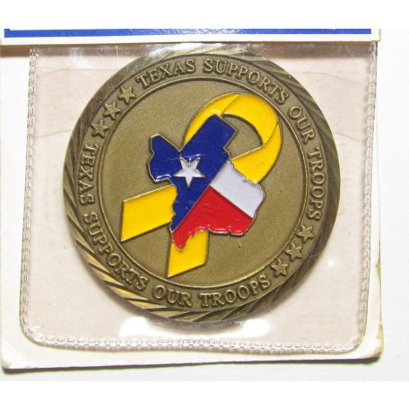 Texas Supports our Troops Coin