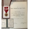   Hungarian named 1954M Order of Distinguished Service medal with award certificates