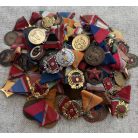 Lot of 100 Hungarian Military Medals and Orders 1950s-80s