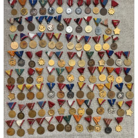 Lot of 100 Hungarian Military Medals and Orders 1950s-80s