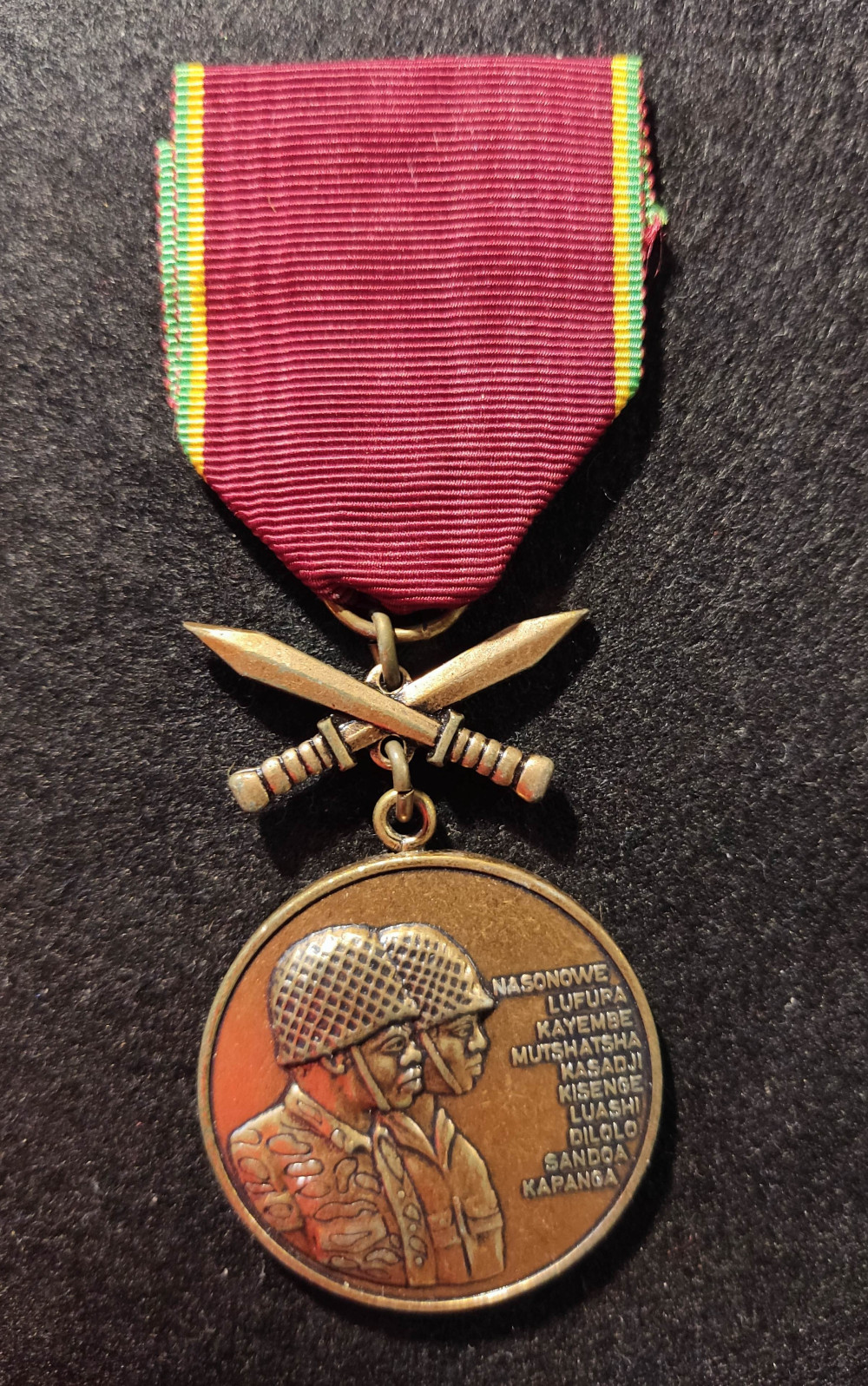 Zaire Congo Medal for Military Operation South of Shaba 1977