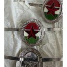 Hungarian Peoples Army / Police NCO Silver “Red Star” Cap Badge