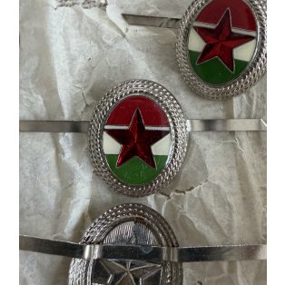   Hungarian Peoples Army / Police NCO Silver “Red Star” Cap Badge