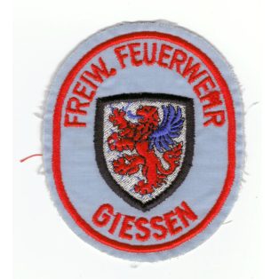   Giessen City Germany Freiwillige Feuerwehr/Fire Department Patch