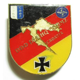 German Iron Cross Peacekeeping Medal / Badge SFOR Croatia