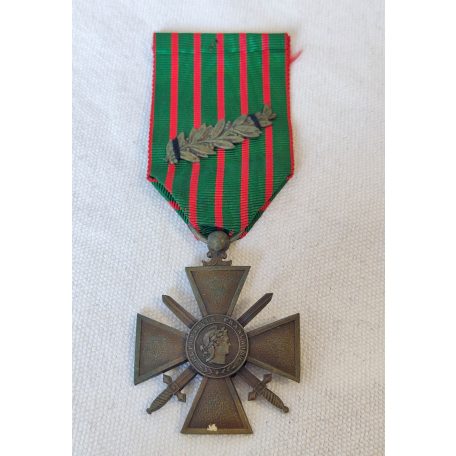  WW1 France French War Cross Croix de Guerre 1914-1916. with Palm Leaf