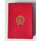 Hungarian Rákosi Era Profession Excellent Worker Light Industry Badge and Miniature in Box