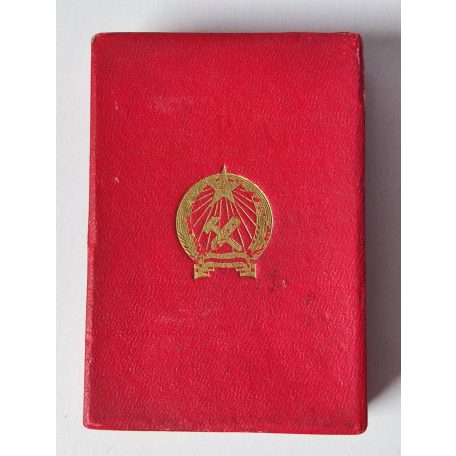 Hungarian Rákosi Era Profession Excellent Worker Light Industry Badge and Miniature in Box