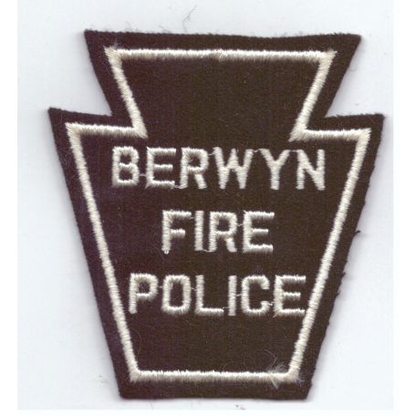 Illinois Berwyn Fire Police PATCH