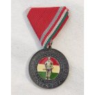 Hungarian Silver Wreath Volunteer Firefighter for 40 years of Service Medal 1974.