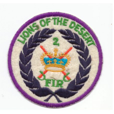 Fiji Infantry Regiment (FIR) 2nd Battalion UN MFO SINAI Green Lion Of The Desert PATCH