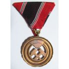 Hungarian Long Service Medal for Miners, Bronze Grade,1957