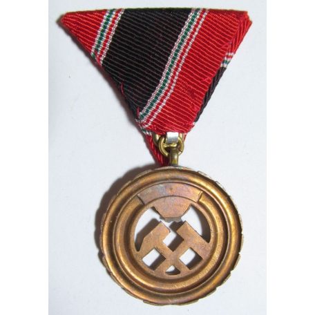 Hungarian Long Service Medal for Miners, Bronze Grade,1957