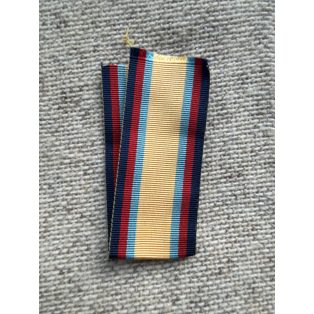   1991 British Gulf War Medal (Desert Storm) original 6" replacement ribbon