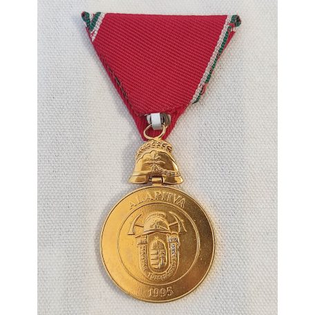 Hungarian Volunteer Firefighter Service Medal LX Years